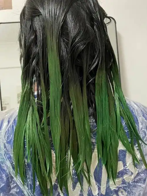 再也不用担心黑发长出来|||渐变发尾染适合担心黑发长出的仙女#好看的