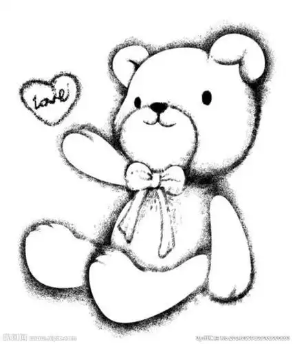 画小熊的侧面该怎么画简笔画