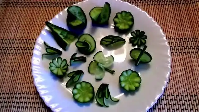 10种黄瓜花刀切法大全,收藏