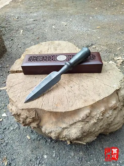 瞿氏铁匠小枪头小矛小红缨枪小霸王枪手工一体锻打武术器械未开刃