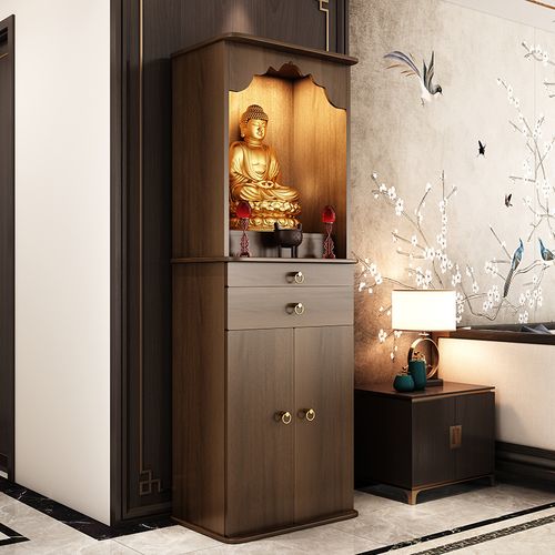 柜家用现代风格简约实木客厅佛龛