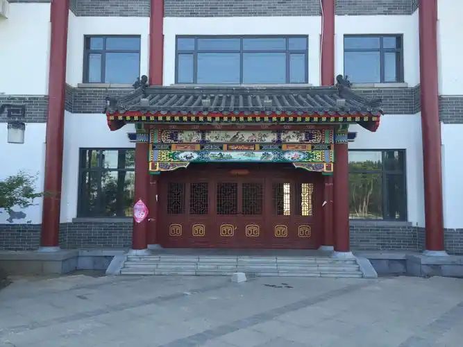 仿古农家乐门头设计中式门头建筑设计