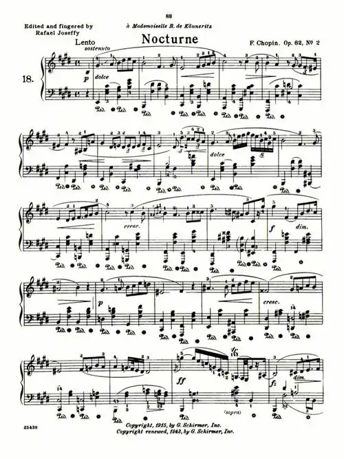 e大调夜曲op62no2肖邦