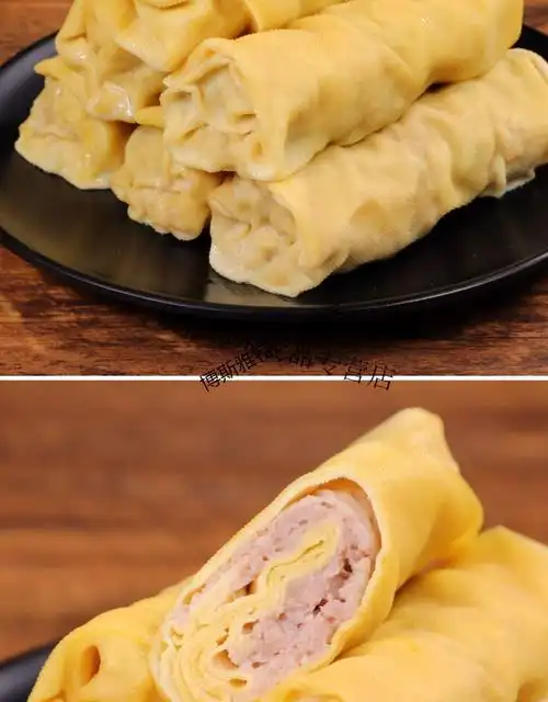 千张包百叶包鲜肉百叶卷无锡特产美食500g