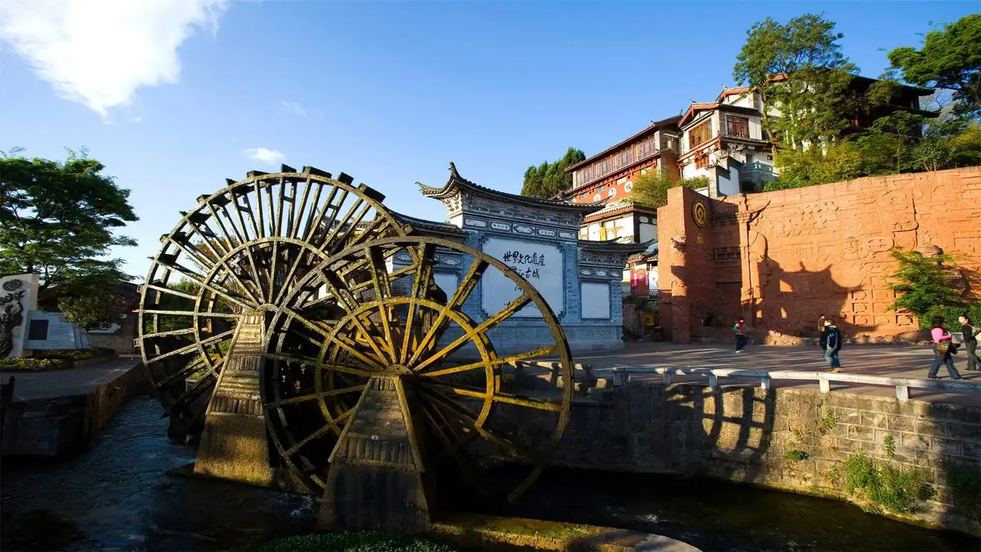 云南丽江古城风景高清桌面壁纸