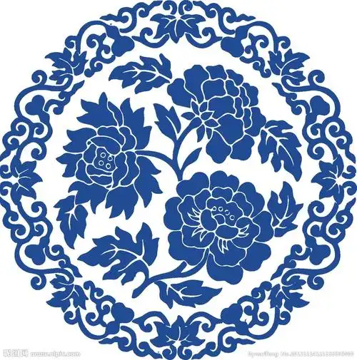 青花瓷图案 花纹图片