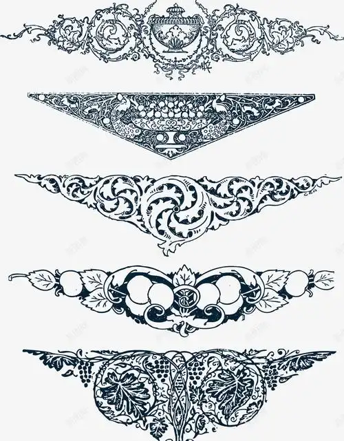 三角形花纹矢量图ai免抠素材_新图网 https://ixintu.