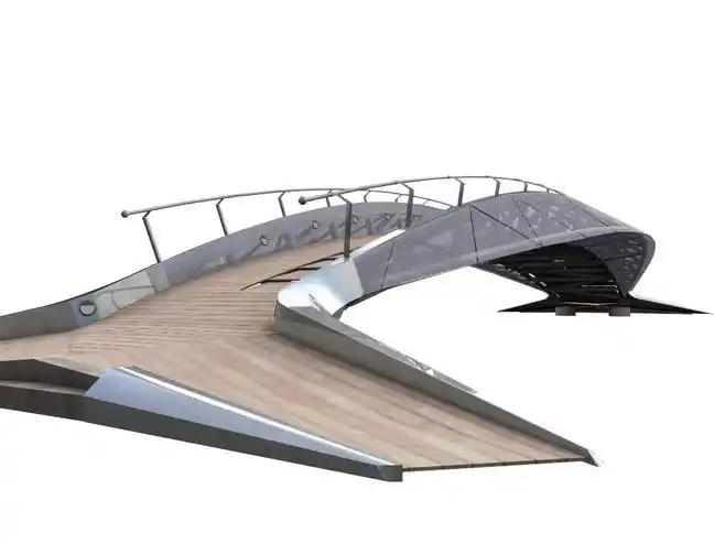 创意景观桥梁设计图集下载悬索桥中式木桥园林小桥钢结构观景桥