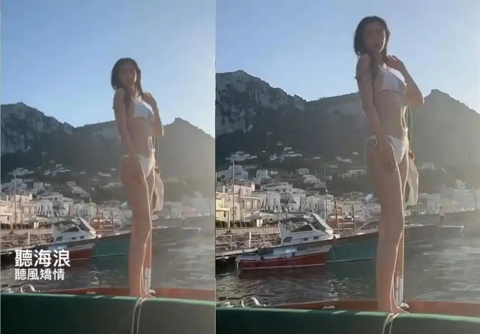 曝angelababy外网杨颖比基尼近照