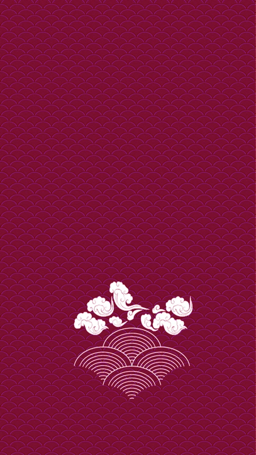 中国风祥云底纹h5背景素材