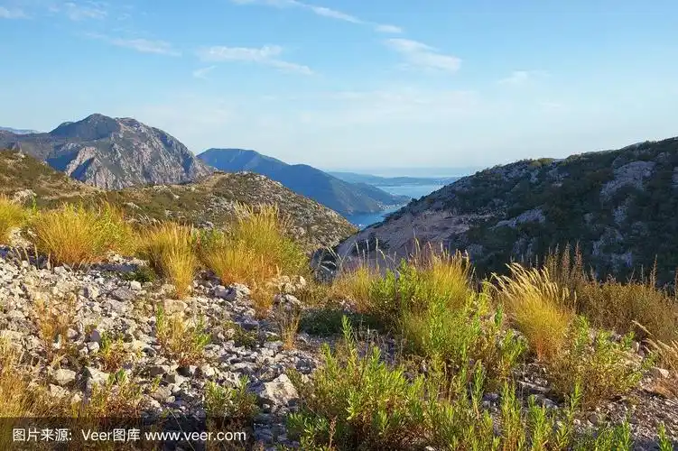 美丽的山的风景.迪纳拉山脉,黑山