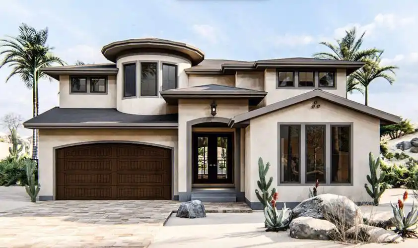 别墅设计地中海风自建别墅