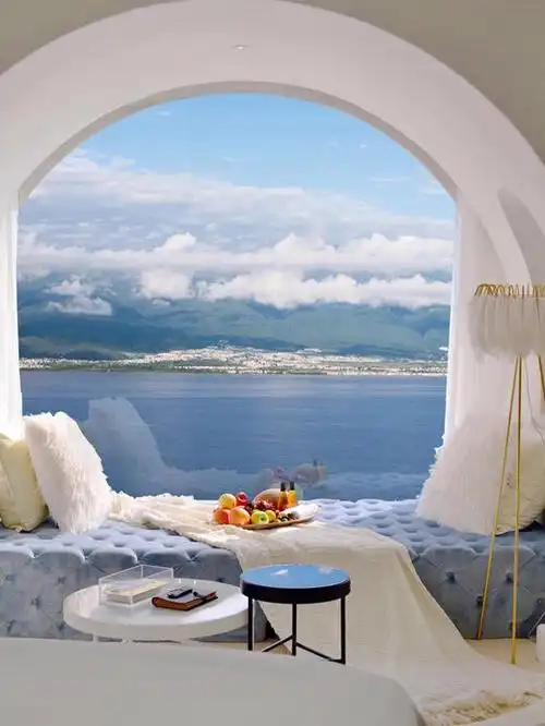 云南大理大理吾乡间东方海景villa别墅躺在270海景房数星星洱海边的