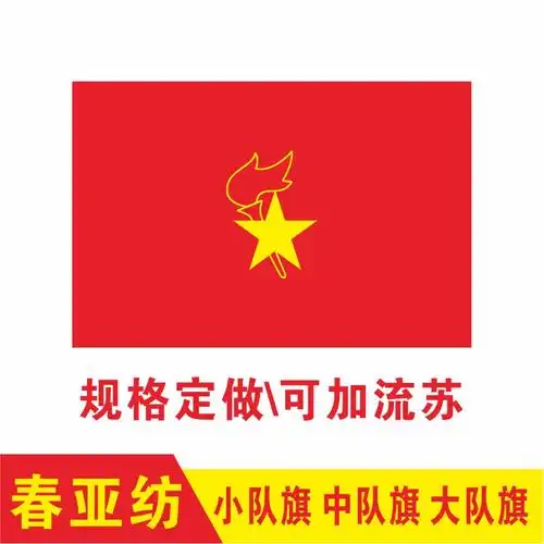 队旗小学生标准中国少年先锋队大队小队中队旗帜定做包邮旗帜