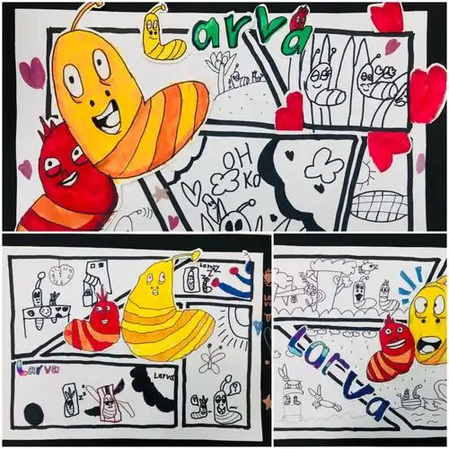 卡通分镜爆笑虫子6岁以上少儿动漫