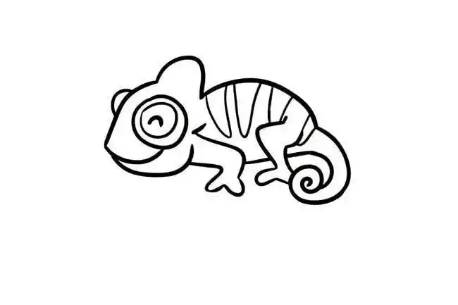 爬行动物简笔画爬行动物简笔画可爱