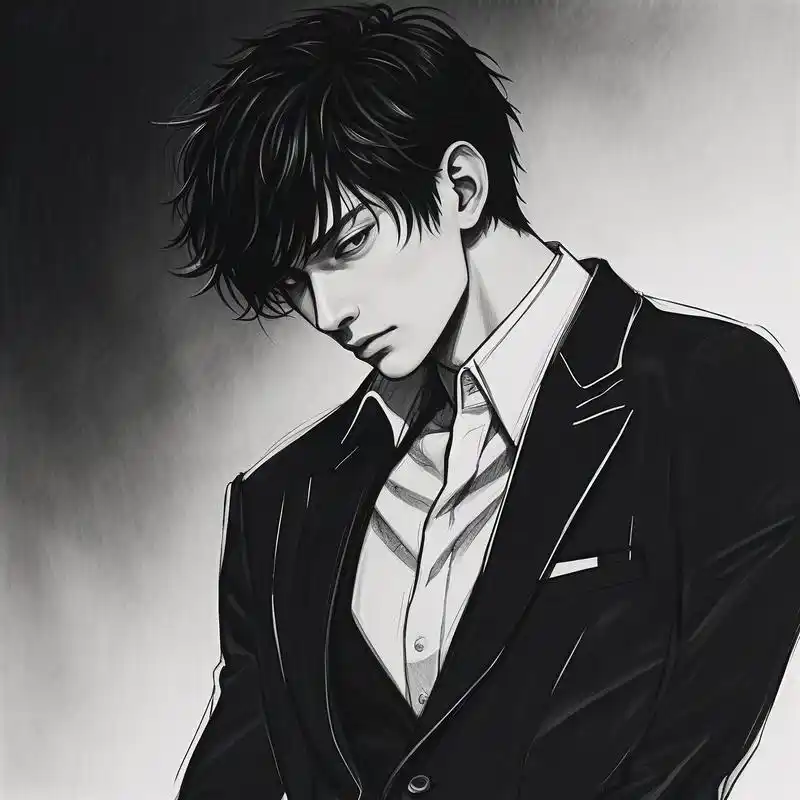 9897 绅士风范·西装男头像