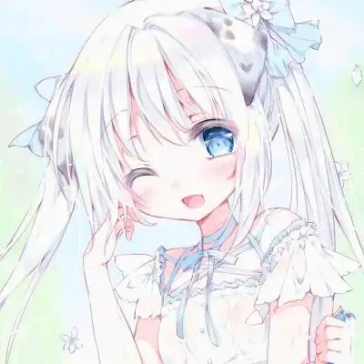 动漫女生头像呆萌可爱的萌妹子图片