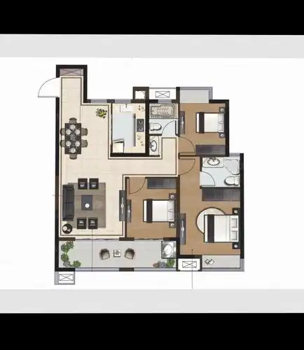 求大神帮看一下户型