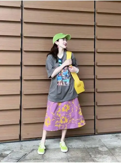 t恤搭配裙子推荐