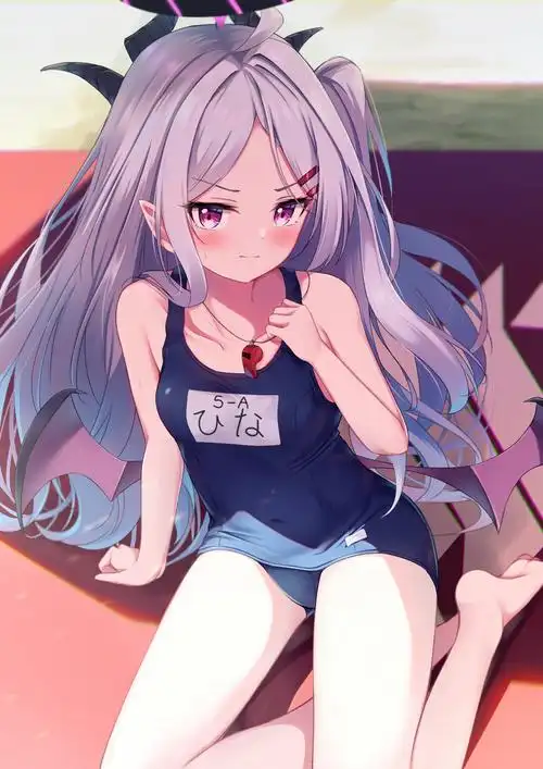 泳衣雏儿插画图片壁纸