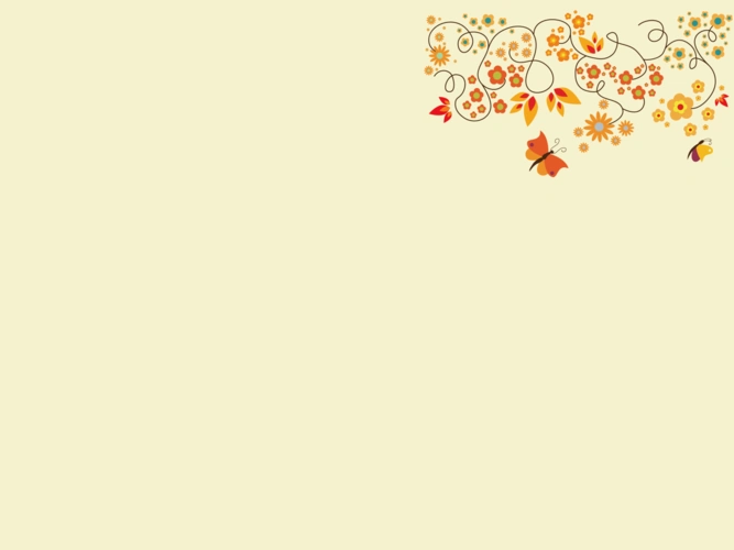 黄色淡雅插画风格的ppt幻灯片背景淡雅艺术蝶恋花ppt背景图片