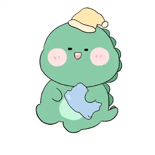 小恐龙头像 点赞霉运清除 来自背景图合集 - 微博