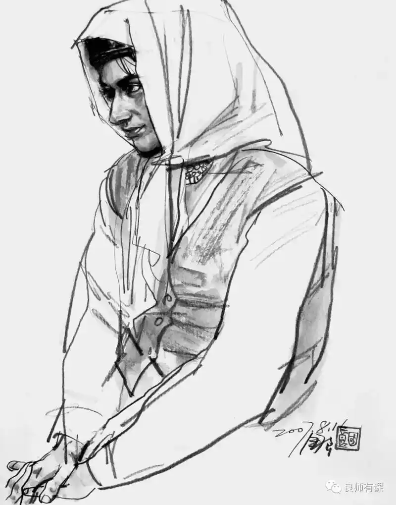 史国良老师速写 - 抖音