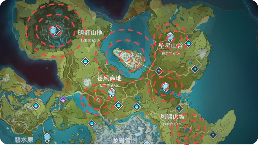 扒遍了原神的五张地图我发现它悄悄改了自己的开放世界设计