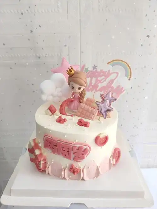 蒂娜公主女孩6寸蛋糕