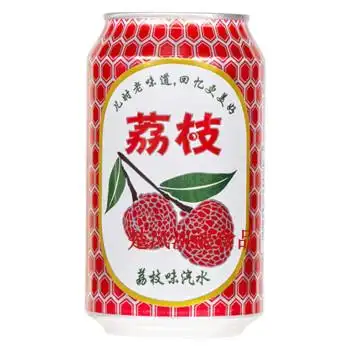 老口味荔枝汽水碳酸饮料330ml保证8090后怀旧老汽水整箱批发荔枝味的6