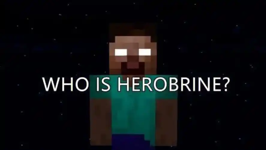 herobrine(俗称:him,全称:"herobrine in minecraft",或直接被称作
