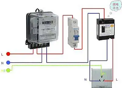 单相电表接线图 单相电表怎么接线