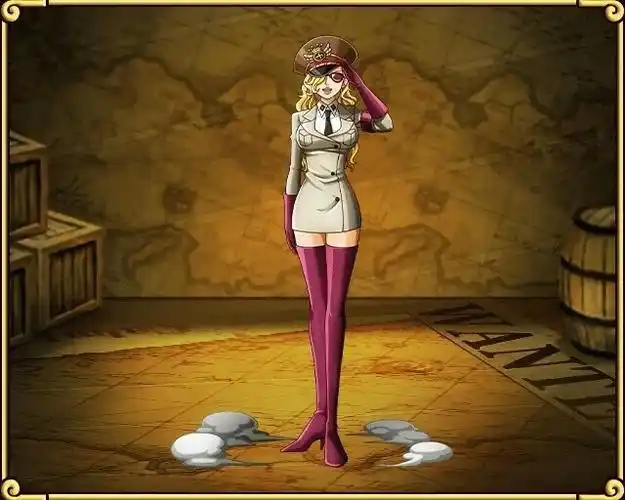 海贼王——多米诺,海军海底大监狱副看守长,左眼佩带一个眼罩,拥有金