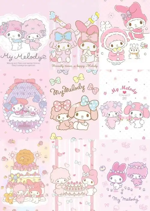 三丽鸥   #卡通壁纸  #壁纸分享#必爱诺  #美乐蒂  #三丽鸥壁纸