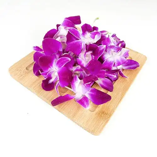 兰花新鲜饭店鲜花装饰摆盘点缀西餐酒店火锅其它