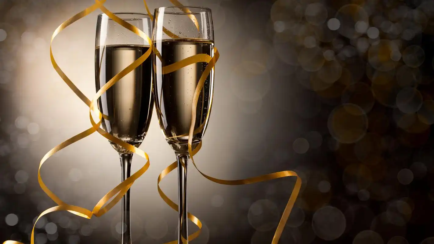 欢乐节日庆祝香槟美酒精美高清壁纸图片下载