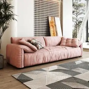 宜家家居意式极简科技布沙发客厅简约现代北欧大象耳朵baxter小户