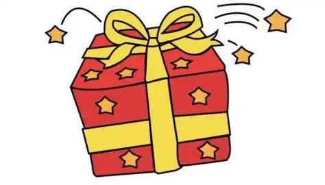 可爱彩色礼物简笔画步骤图解 带颜色盒子礼物简笔画怎么画