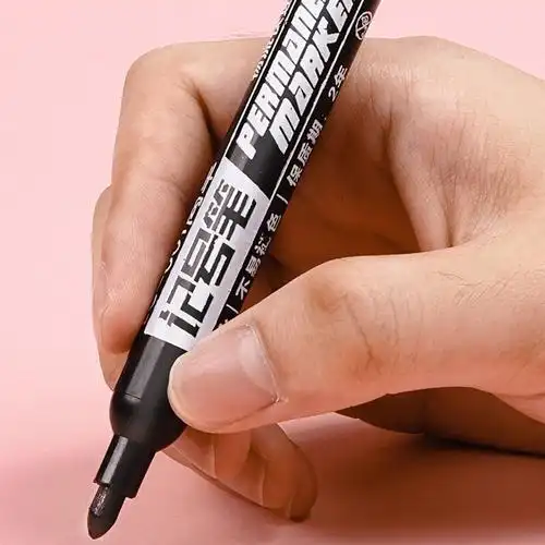 大头笔记号笔黑色油性不掉色防水持久单头标记大号工地物流专用速干粗