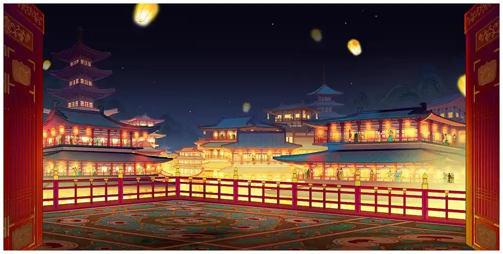 谷粒多唐宫夜宴kv