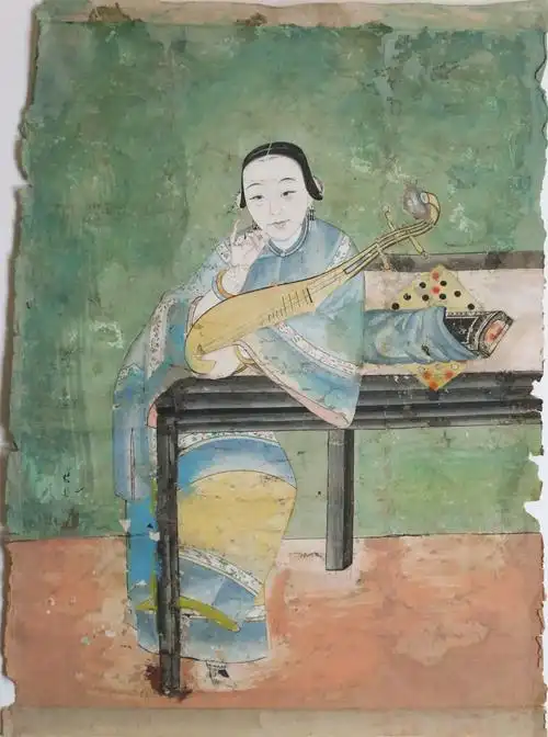 64*45cm起拍价rmb:52万hkd:65万简介:画作设色富丽,人物线条流畅