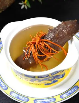 虫草花炖辽参图片