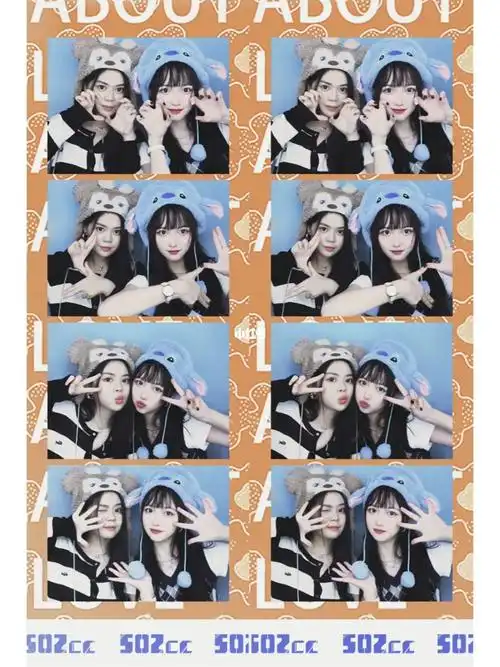 闺蜜大头贴四宫格姿势一览