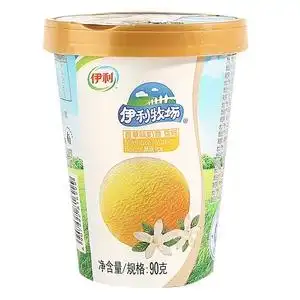 伊利牧场香草味奶昔雪糕