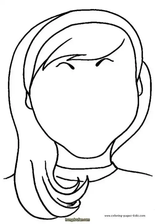 18张空白大圆脸可打印图片素材!认识五官可打印图片素材下载!