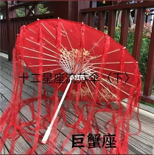 十二星座流苏伞不喜勿喷