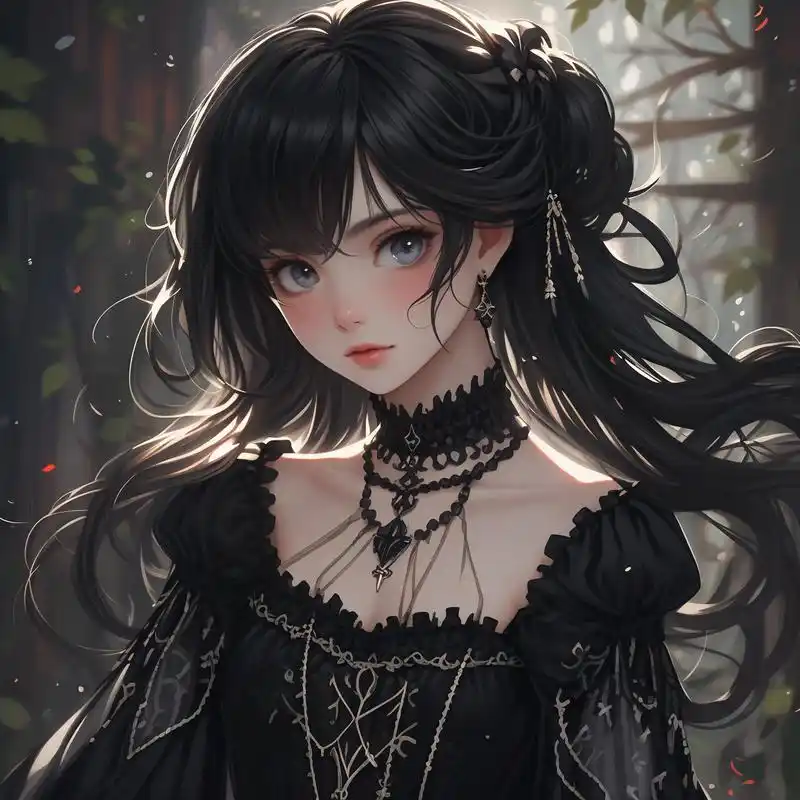 94暗黑系女生头像大赏92