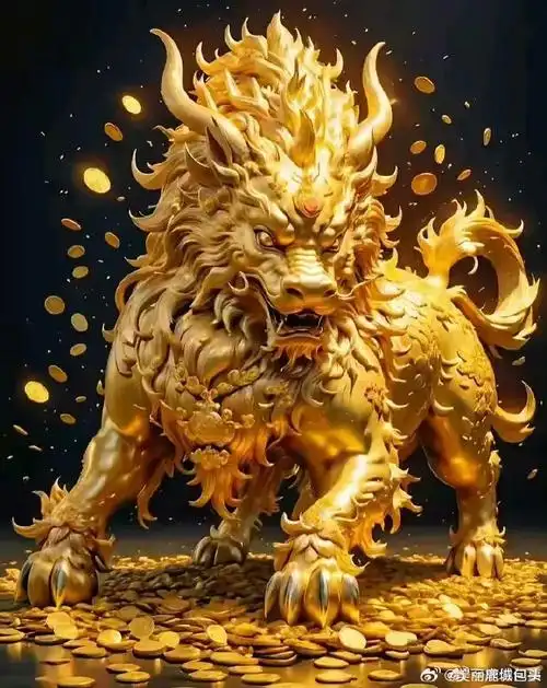 金麒麟/见者鸿运当头 接下来将会事事顺心.