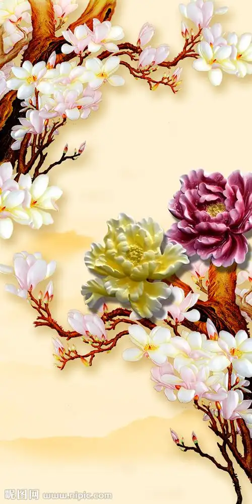 玄关 玄关画 金玉满堂图片